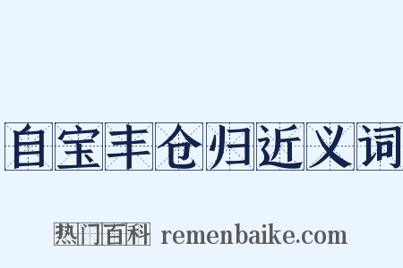 自宝丰仓归近义词是什么意思的图片